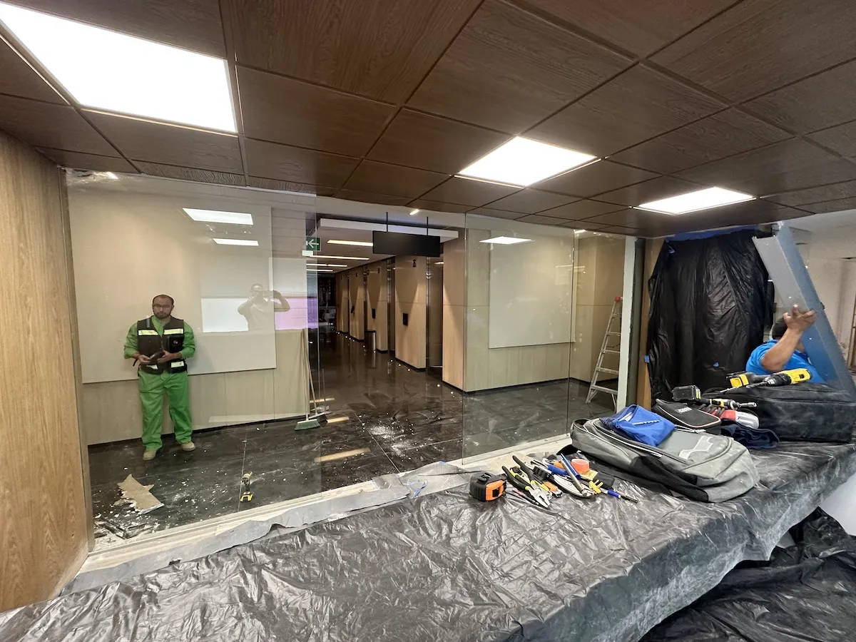 Proyecto Proyecto Exeltis Torre Anseli Puerta Automatica - Smart Film (PDLC) - Foto 6