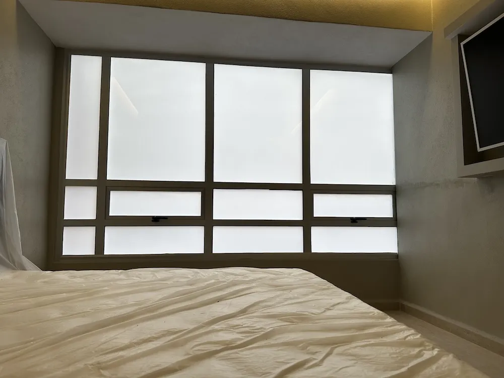 Proyecto Proyecto Recamara Principal Residencial Triada Smart Film - Instalación de Smart Film (PDLC) por Comercializadora Garfuza